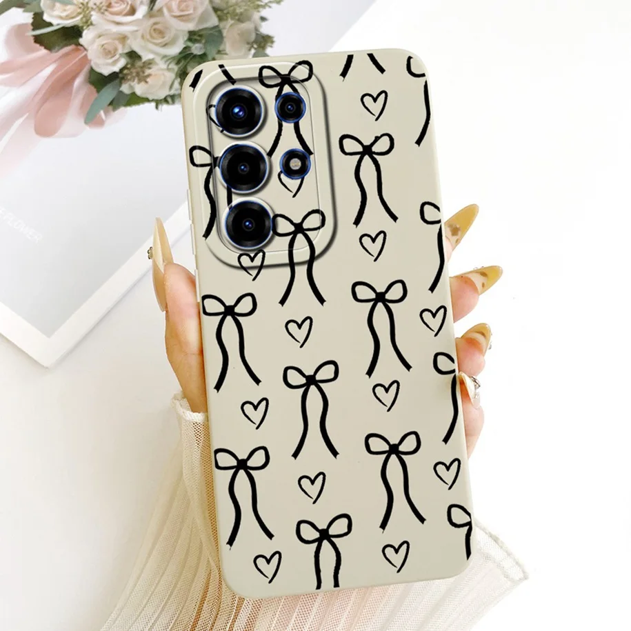 Floral Fashion Soft Silicone Bumper Phone Case in Pink