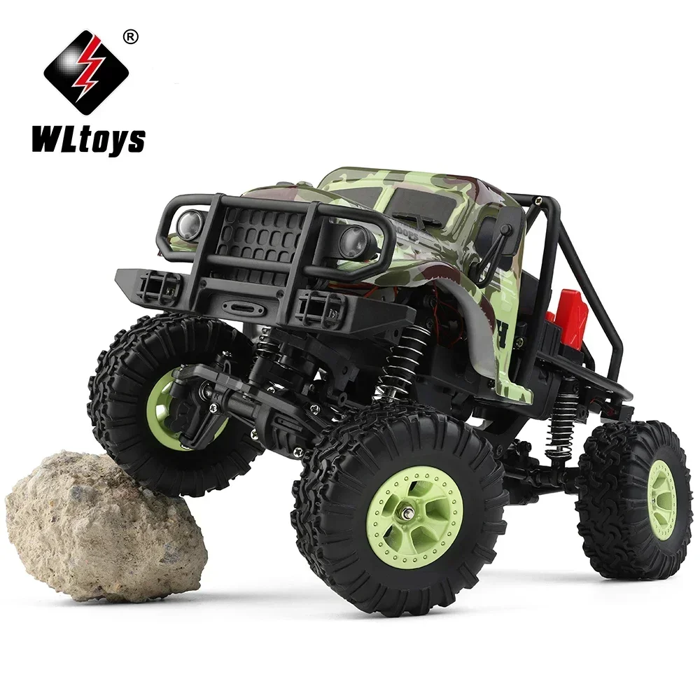 WLtoys 184021 Rc Car 4WD Electric Off-Road Climbing Car 1:18 Remote Control High-Speed Climbing Crawler Vehicle Toys for Kids 5