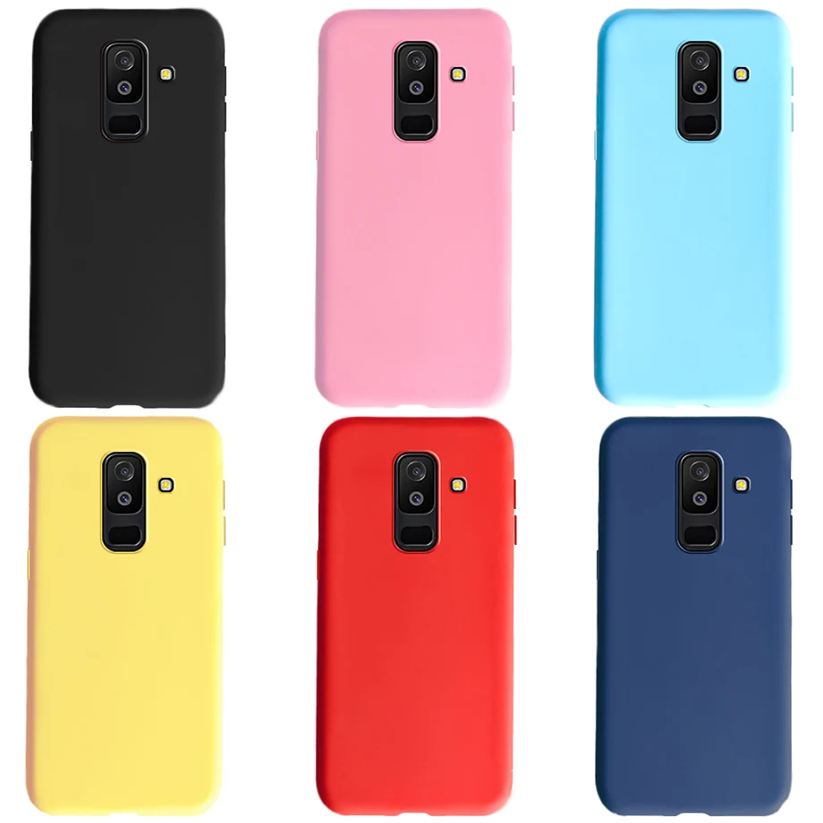 Schutzhülle für Samsung Galaxy A6 Plus 2018, Handyhülle auf Samsung Galaxy A6 + 2018, A6 A8 Plus J8 2018, weiche Silikonhülle