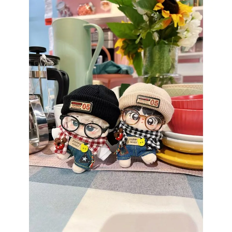 Baby clothes 10cm cotton doll clothes black and white forest set original attribute free handsome doll dressing 4