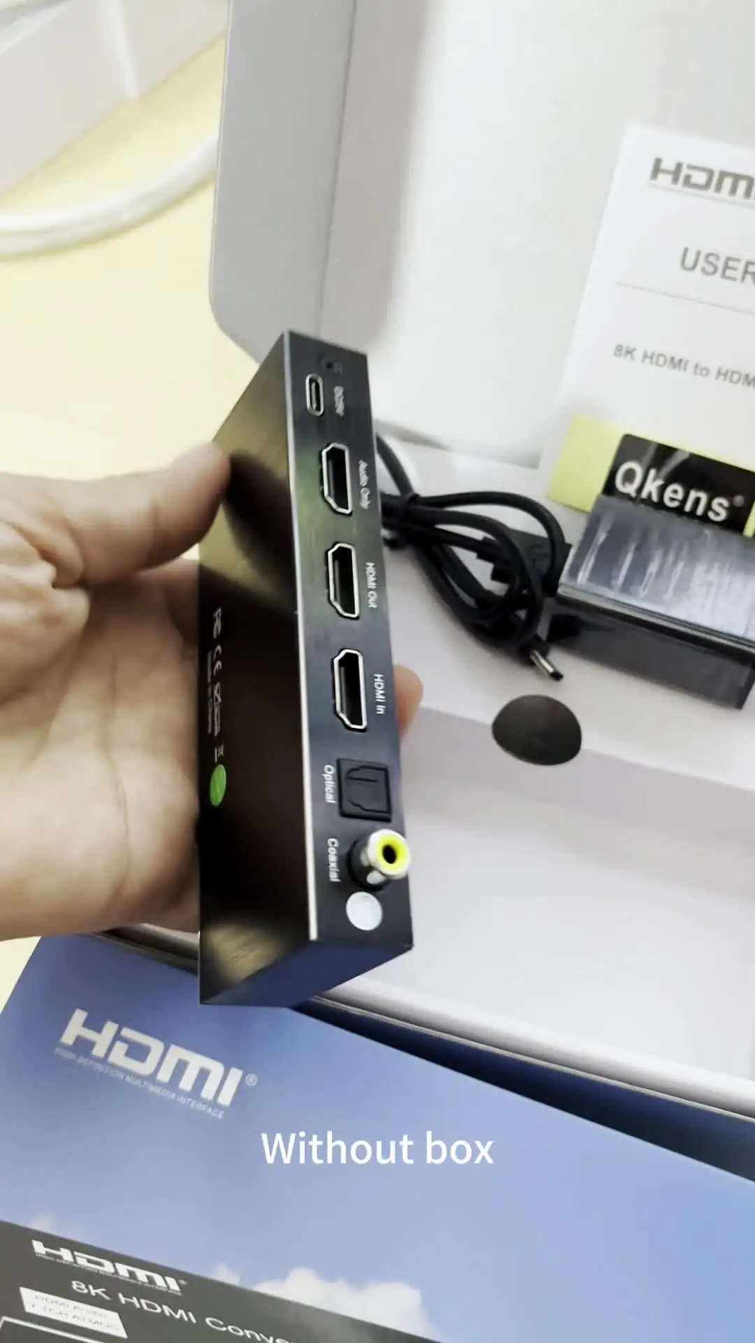 4K@120Hz HDMI 2.1 Audio Extractor Audio Converter,SPDIF Optical 7.1/5.1CH,Stereo 3.5mm,Supports VRR,CEC,Dolby Digital Audio De-embed,HDCP 2.2/2.3 Bypass,for PS5,Xbox in Dubai - UAE | Video Converters
