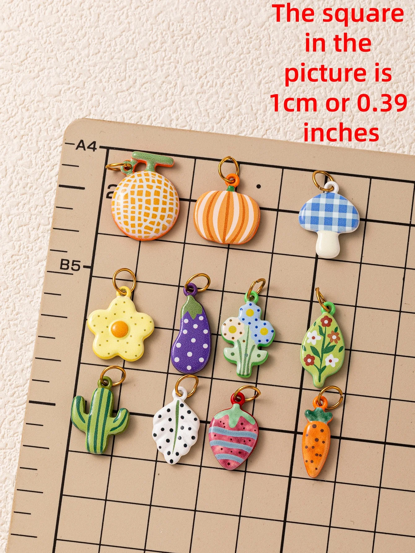 316 Edelstahl Wasserdichte Farbbeständige Einfache und Frische Beliebte Pilz-Blatt-Blumen DIY Anhänger Charms für Schmuck