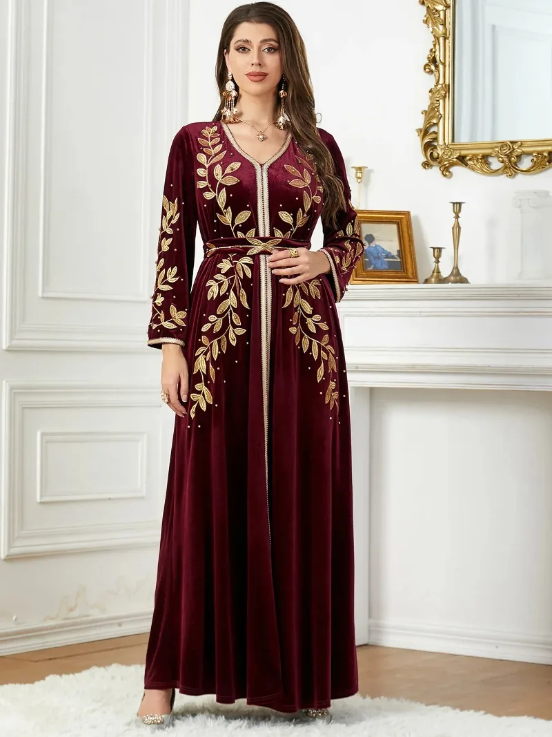 Рисунок 2 - Осеннее арабское длинное платье Caftan для женщин