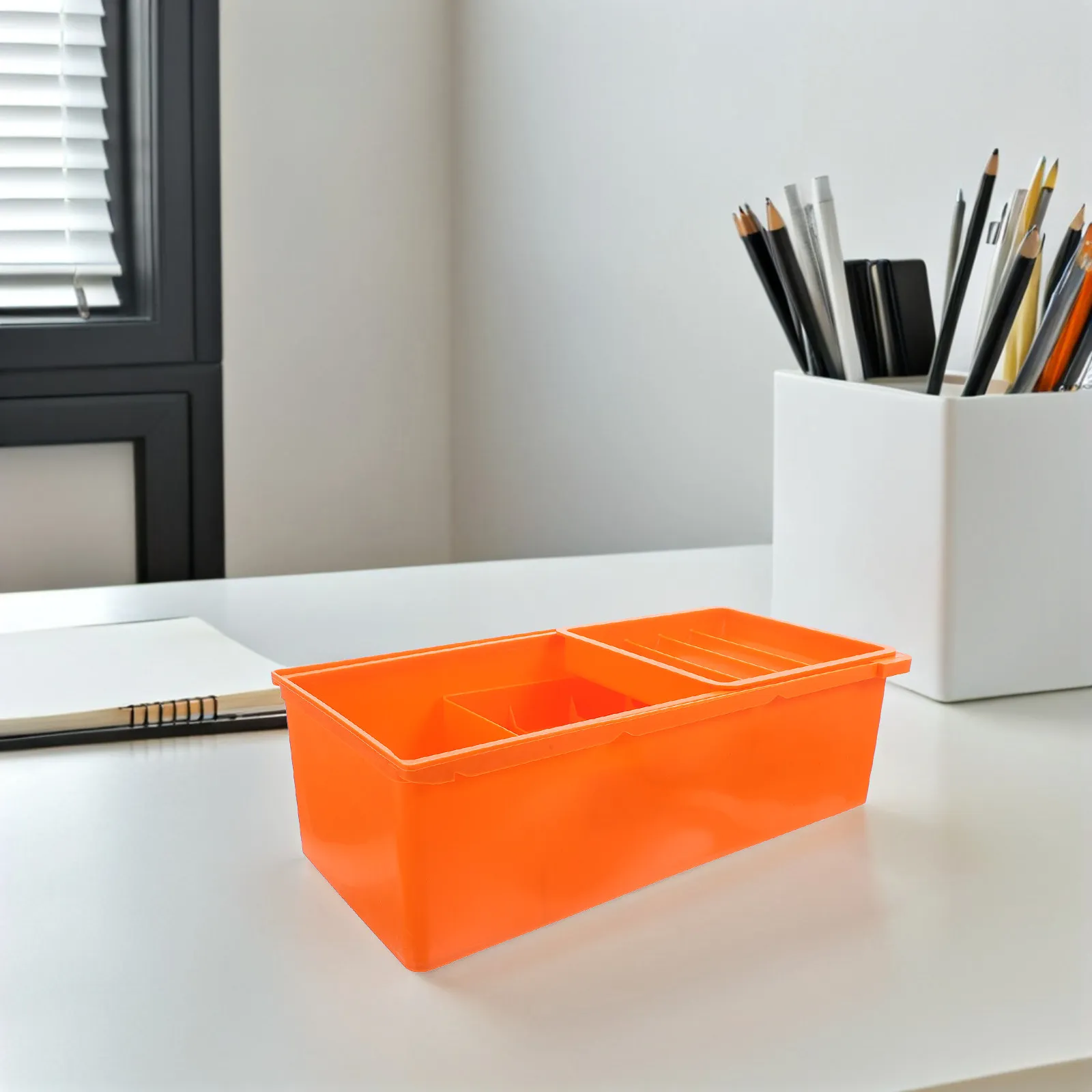 다층형 책상 밑 서랍형 수납함 플라스틱 데스크탑 정리함 사무용 공예 도구 용품 잡화 정리