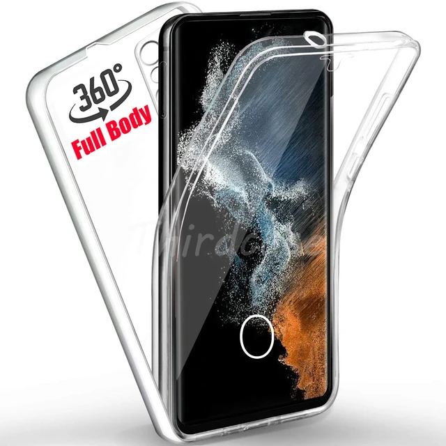 Acheter Coque de protection complète à 360 degrés en TPU souple + PC, étui  transparent pour Samsung Galaxy S23 FE S23FE S23 + S23 Ultra S23 Plus