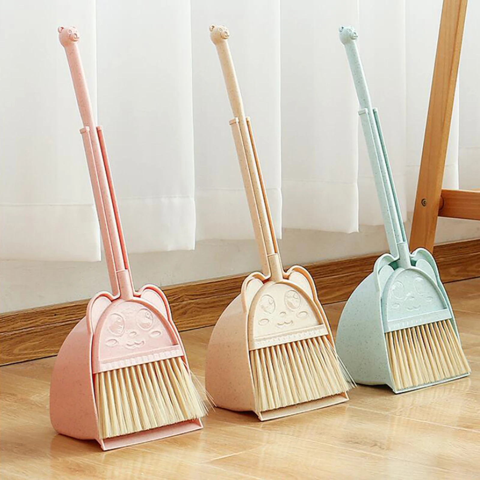 Mini Broom Dustpan Set Funny Cleaning Toys Gift Children Sweeping House Cleaning Toy for Age 3-6 Boy Girls Birthday Gifts cleaning toys,mini broom dustpan set