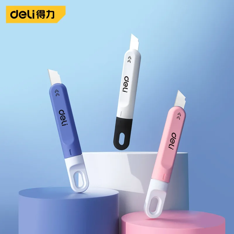 문구 휴대용 다용도 나이프, 카와이 나이프, 언박싱 커터, 선물 상자 포장 크기 95mm * 15.5mm, 편리한 보관