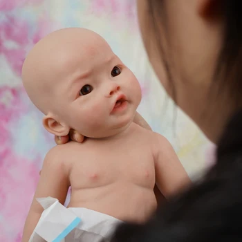 17-Inch 'Harper': Lifelike Silicone Micro Preemie Doll - Mini Reborn for Stress Relief & Joy 1