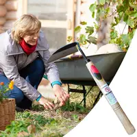 Hand Hoe for Precision Work Japanese Weeding Sickle Premium Japanese Style Weeding Sickle with Wooden Handle Steel for Garden 2