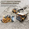 1/20 Remote Control Excavator 11 Channel RC Excavator Truck Toys 2.4Ghz Construction Vehicles with Metal Shovel Rotation for Kid 2