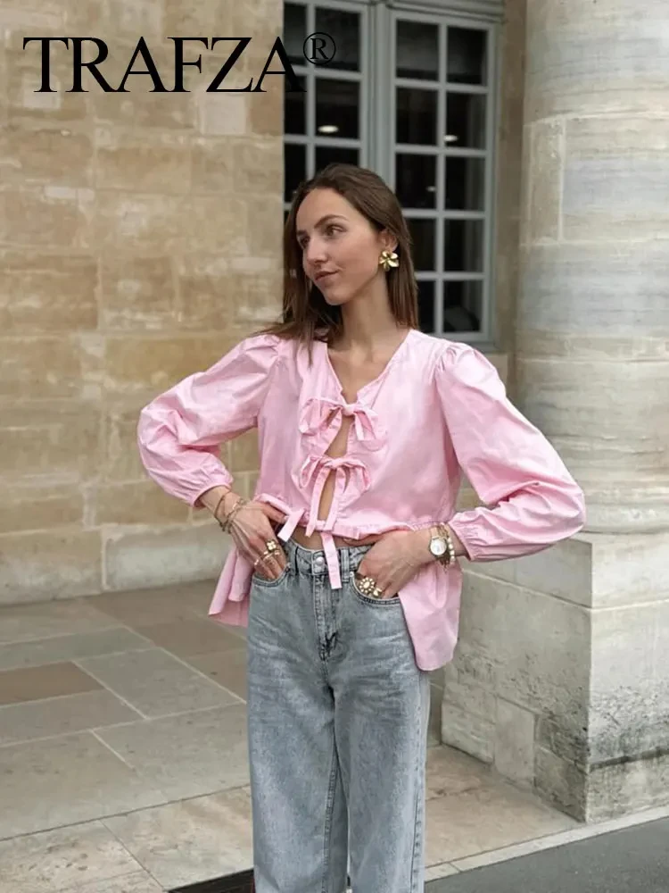 Womens Linen Cotton Casual V Neck Shirts Cuffed Long Sleeves Button Down Trendy Blouses Loose Fit Solid Summer Oversized Tops Tunic Tshirt For