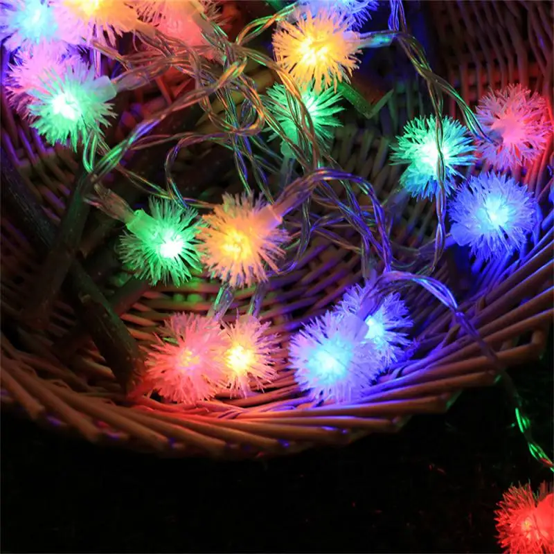

LED Ball Lamp String Garland Lights Fairy String Waterproof Outdoor Lamp Christmas Holiday Wedding Party Lights Decoration New