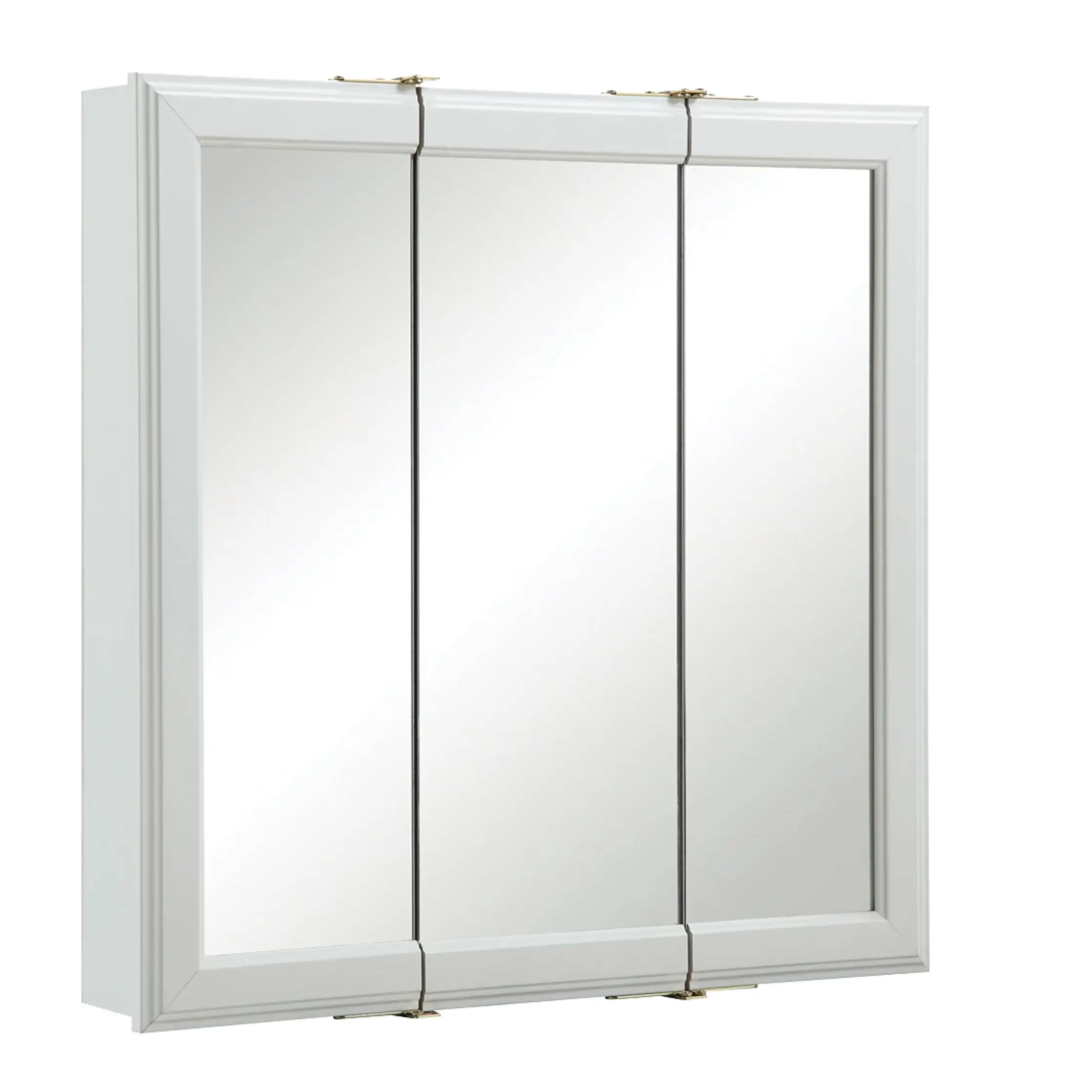 

Classic Medicine Cabinet 30-Inch – Durable White Assembled Frame – Bathroom Wall Cabinet w/ Mirrored Doors – 4.5" X 30" X 24"