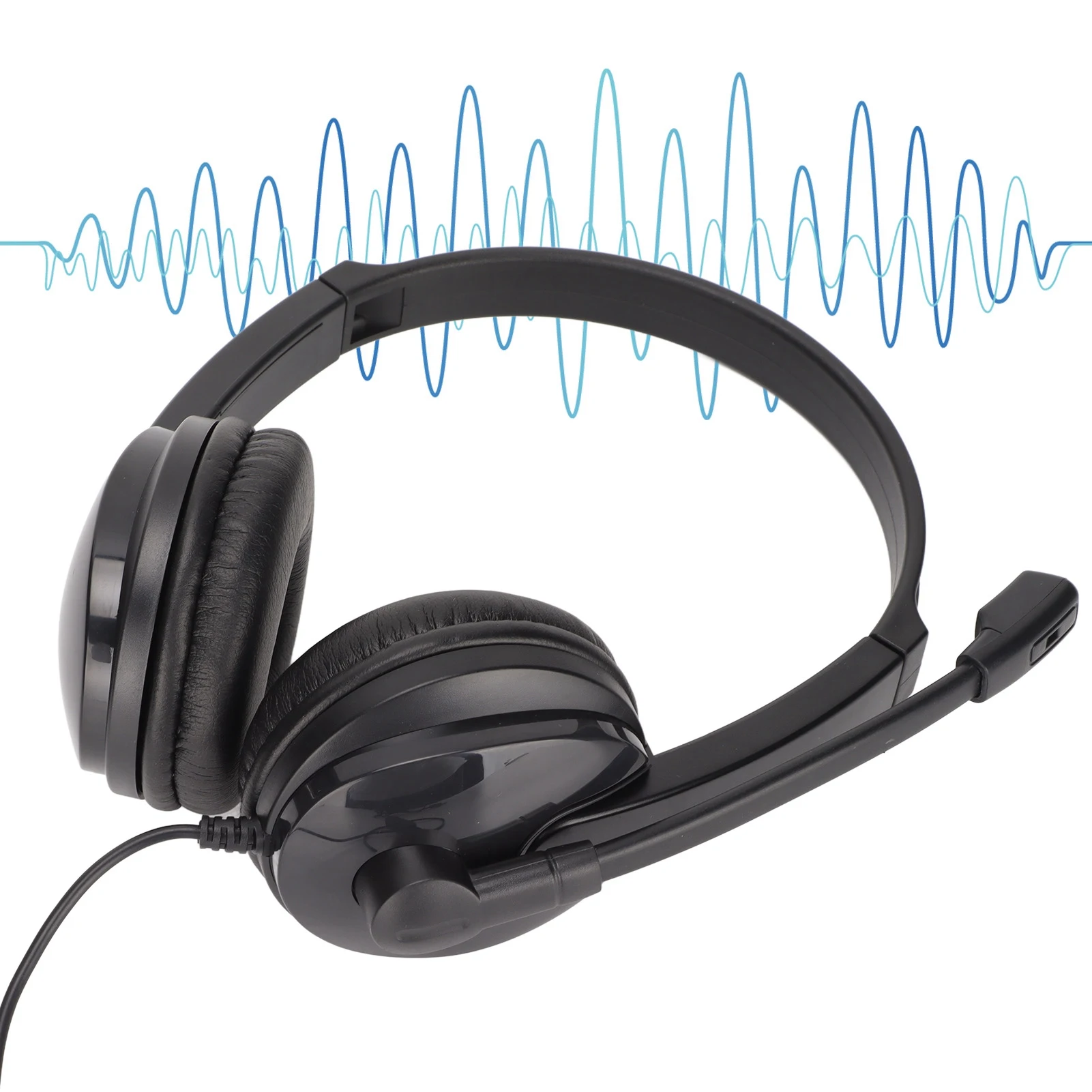 PC‑3033 Gaming Headset Soft Earmuffs Multifunctional 3.5mm Surround Stereo Gaming Headphones for PC Laptop Headphones