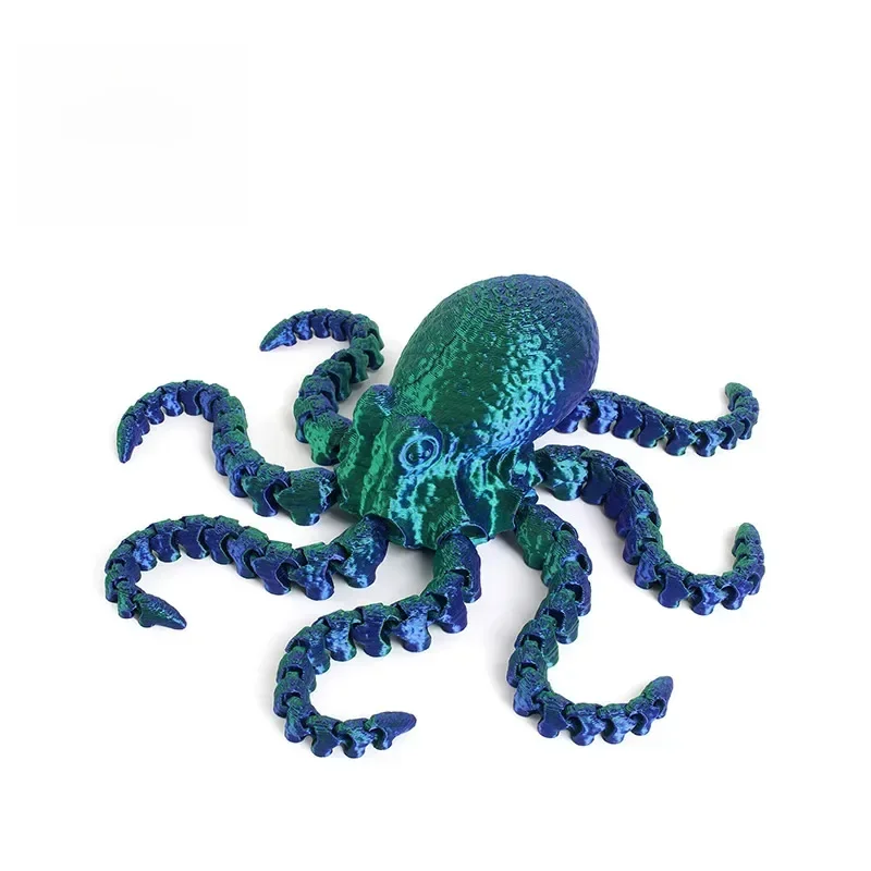 1pc 3D Printed Octopus Ornament: Creative Animal Desktop Home Model Gift 7 S64be7d7bf5714975b1467b3dc5beeb90c