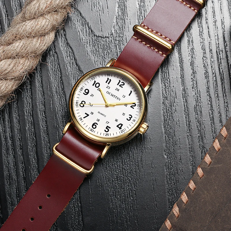 Ochstin New 2024 Navigator Series Trendy and Fashionable Multi functional Quartz Movement Waterproof Watch Men's Quartz Watch
