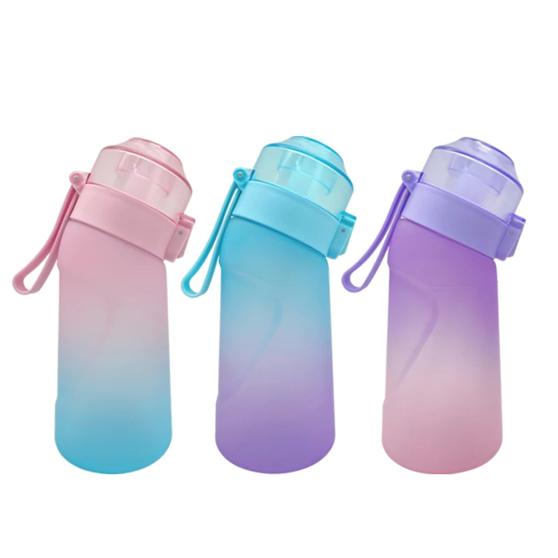 Water Bottle 1PC 500ml 5 Flavor Pods Straw Suitable Family Outdoor Fitness sports water bottle,sports bottle
