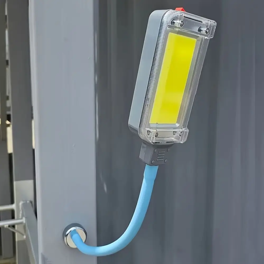 USB 충전 강력한 조명 손전등 휴대용 디자인 자기 바닥 휴대용 작업등 다기능 고휘도
