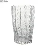 Transparent Glacier Wrinkle Glass Vase Hydroponics Flower Pots Desk Decoration Flowers Arrangement Floral Vase Modern Home Decor 6