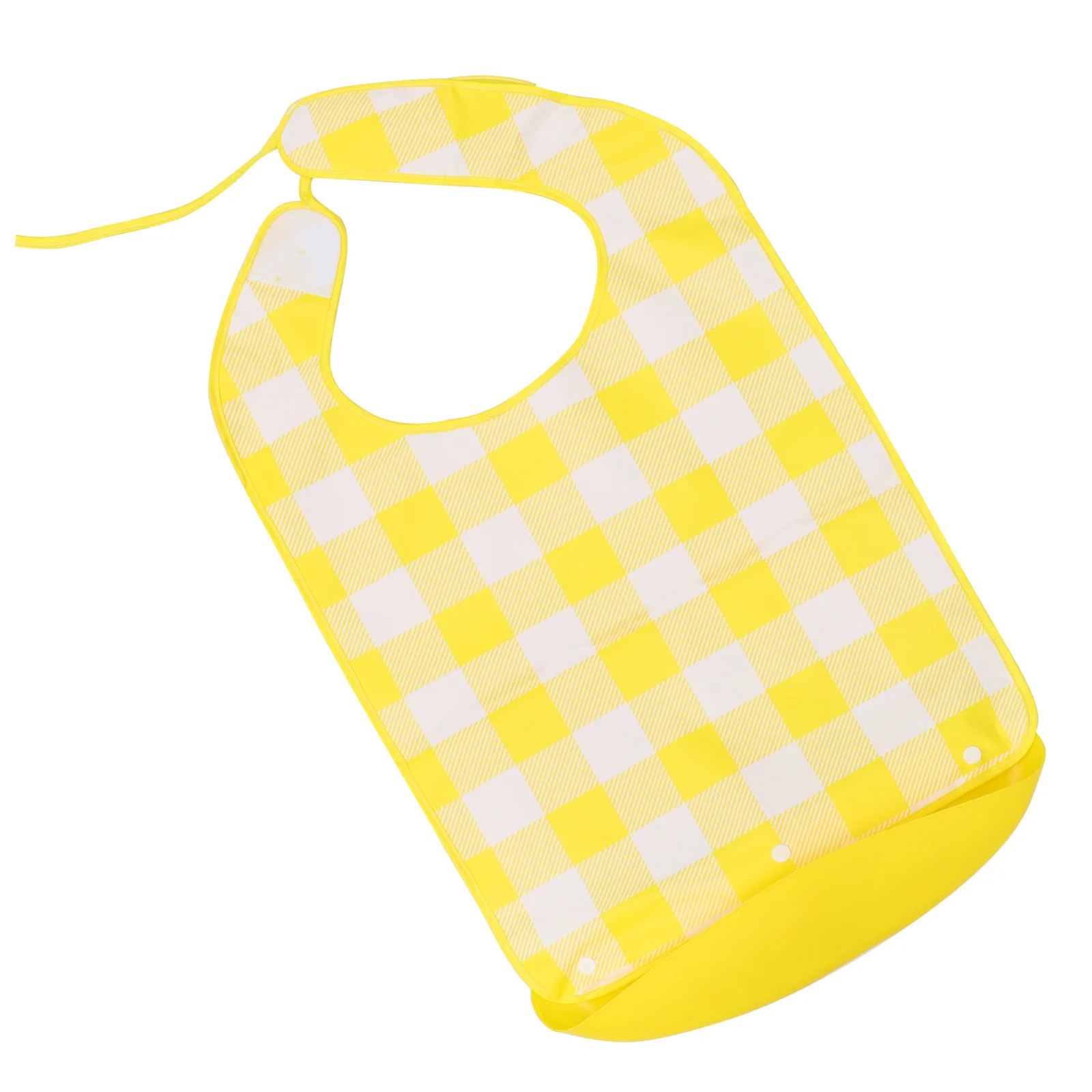 

Old Man Bib Waterproof Adult Eating Apron Bibs to Feed with Optional Catcher Polyester Saliva Towel for Elderly Women's