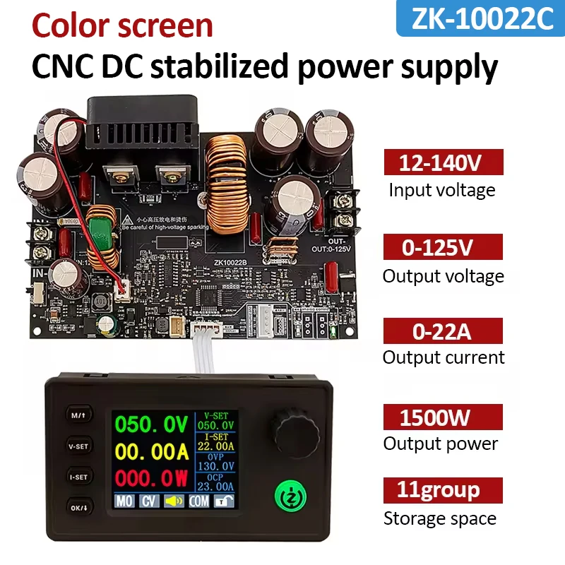 Módulo Fuente Alimentación DC-Alto Voltaje NCH6100HV - Conversor 12-24V A 85-235V, Para Tubos Nixie/VFD, 45x37x15 Mm