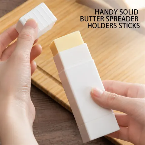 Solid Butter Spreader Holders Sticks Plastic Storage Box Small Kitchen Baking Tools Container Cheese Keeper Case 1PC