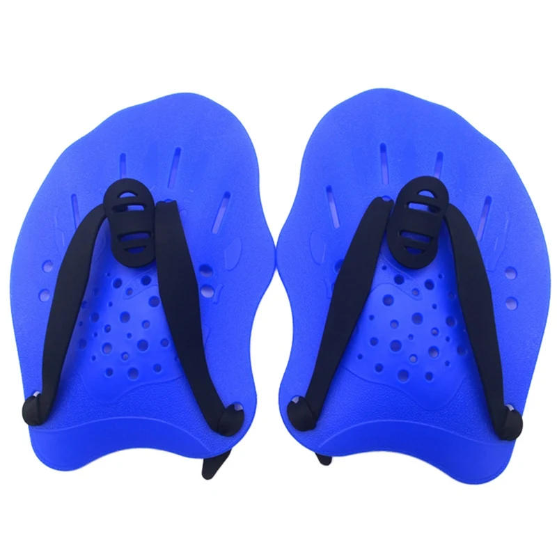 Swimming Paddles Training Adjustable Hand Webbed Gloves Pad Fins Flippers For Men Women Kids