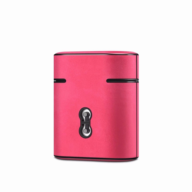 Bag Leather Sleeve Cover Case Storage Earphone Portable For Apple AirPods 2 1 Charging Case Front LED Visible