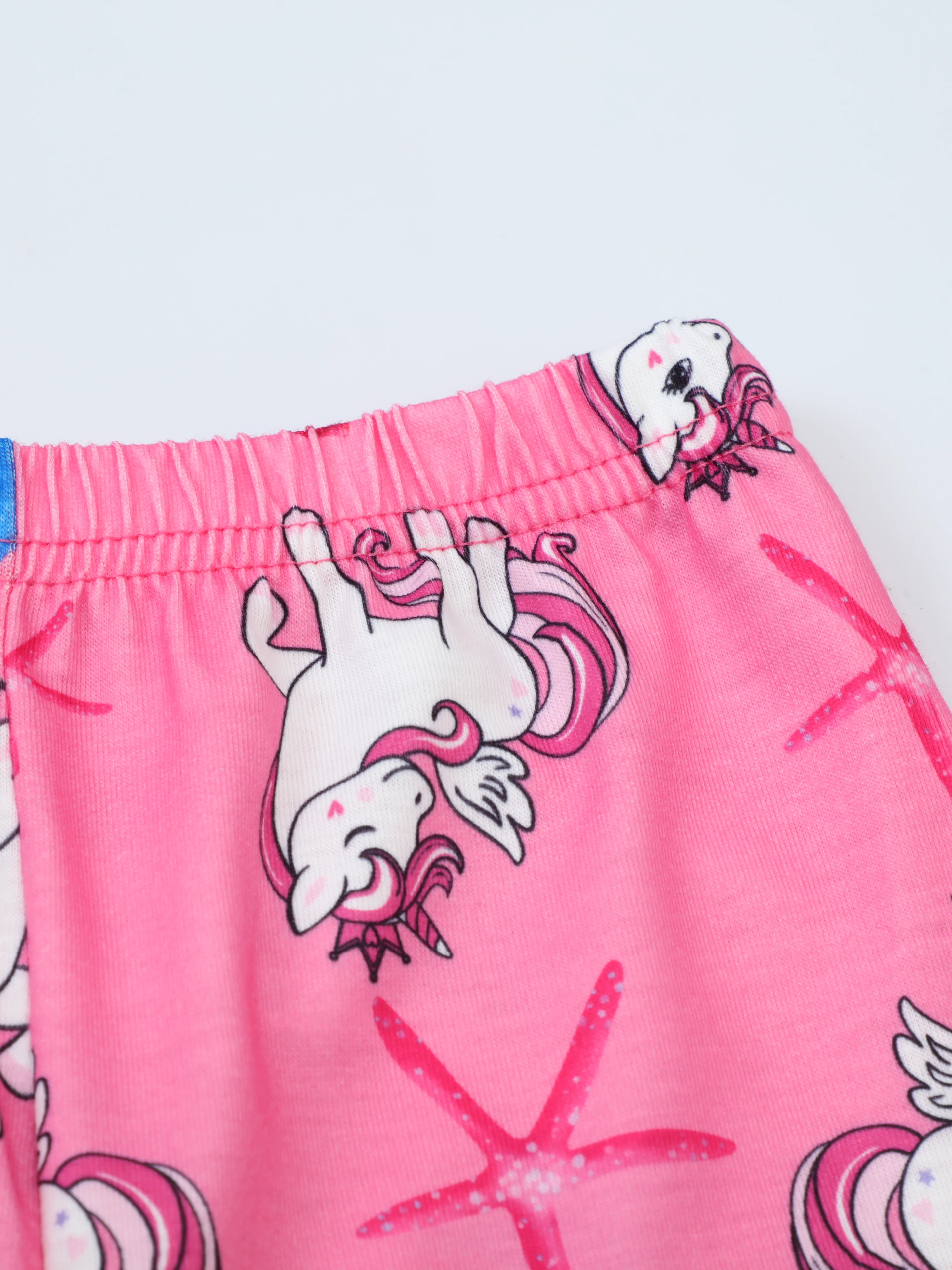 Pijama Infantil UNICABBIT21 - Estampa De Gato E Unicórnio | Conjunto De Algodão Para Meninas Tamanho 6-16