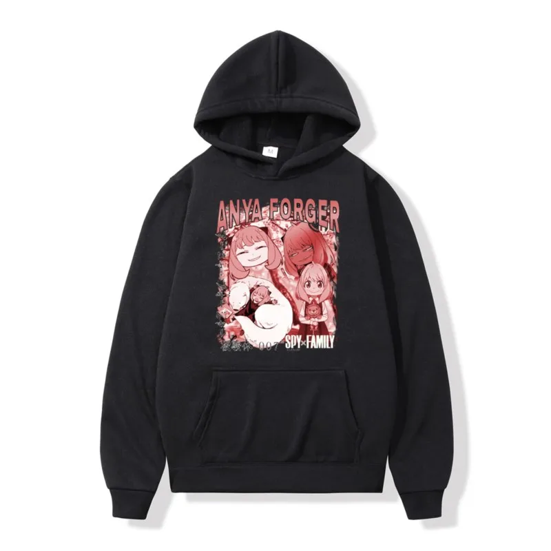 

Ouma Kokichi Danganronpa Nagito Komaeda Hoodies Anime Printed Hooded Pullover Black Fleece Plus Size Men Sweatshirts Men Women