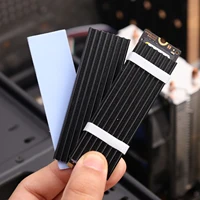 1-5Sets M.2 2280 SSD Heatsink Kit Solid State Hard Drive Aluminum Radiator with Thermal Pad for PC Computer SSD Radiator Cooler - Image 4