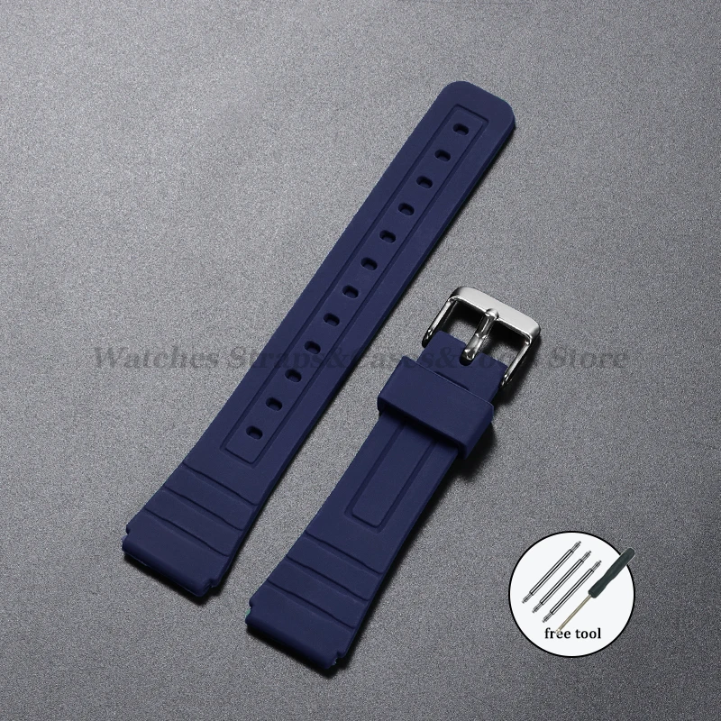ตัวเลือกสินค้า ยางซิลิโคน 18 มม. สำหรับ Casio สายนาฬิกา SportBracelet