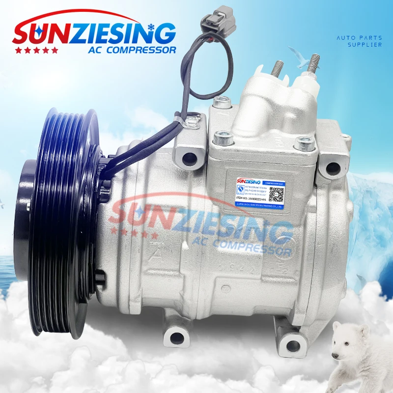 for Honda Accord L4 2.2L 10pa17c Ac Compressor 38810-P1E-999 38810-P45 ...