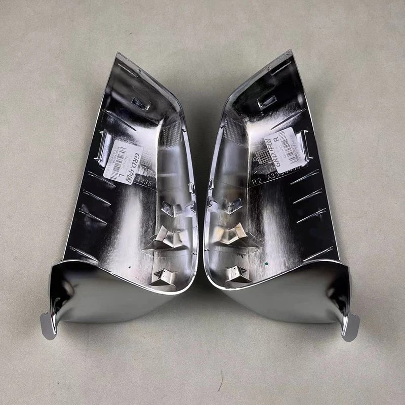 Cover Caps Fit for BMW E60 E61 E63 E64 F10 F11 F01 F02 5/6/7 Series 2008-2013 1 Pair matt silver Side Rearview Wing Mirror