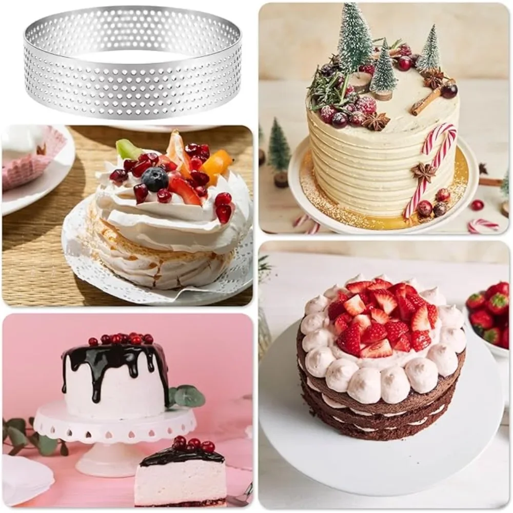 Ensemble 2 Pièces Anneau Rond En Acier Inoxydable Mousse - Belgium