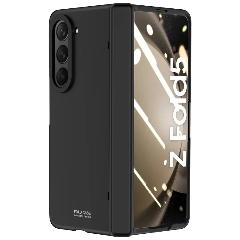 For Samsung Galaxy Z Fold 5 Case Shell Film Integrated Ultra-thin Skin Feeling Matte Folding Hinge All Inclusive Shockproof Case