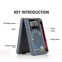 Digital Multimeter Auto Range AC/DC Pocket Ammeter Voltmeter Tester Tool Meter Multimetro 2
