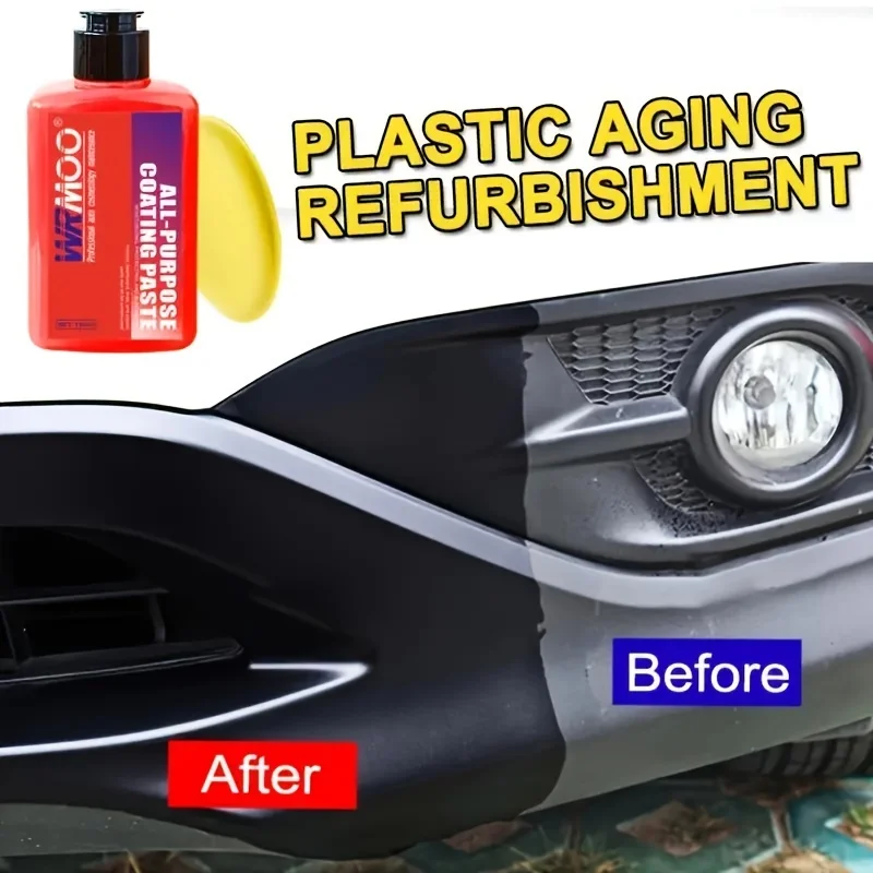 Automotive Plastic Renovation Solutions - Long-lasting, glossy interior and exterior vehicle repair creams and application pads 4