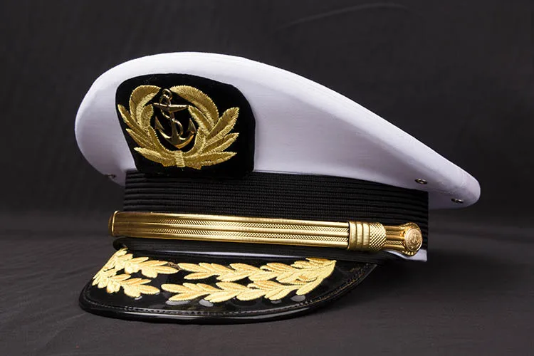 Designer Brand Adult Men's Nautical Big Hat Cap International Crew Embroidery Exclusive Big Sailor Hat Hot Sell Free Mail 2