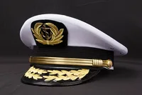 Designer Brand Adult Men's Nautical Big Hat Cap International Crew Embroidery Exclusive Big Sailor Hat Hot Sell Free Mail 2