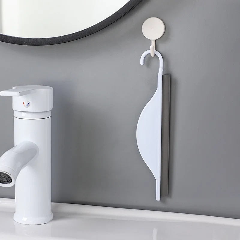 Mini countertop TPR scraper Bathroom Wipe Glass Silicone Cleaning Tools #3110