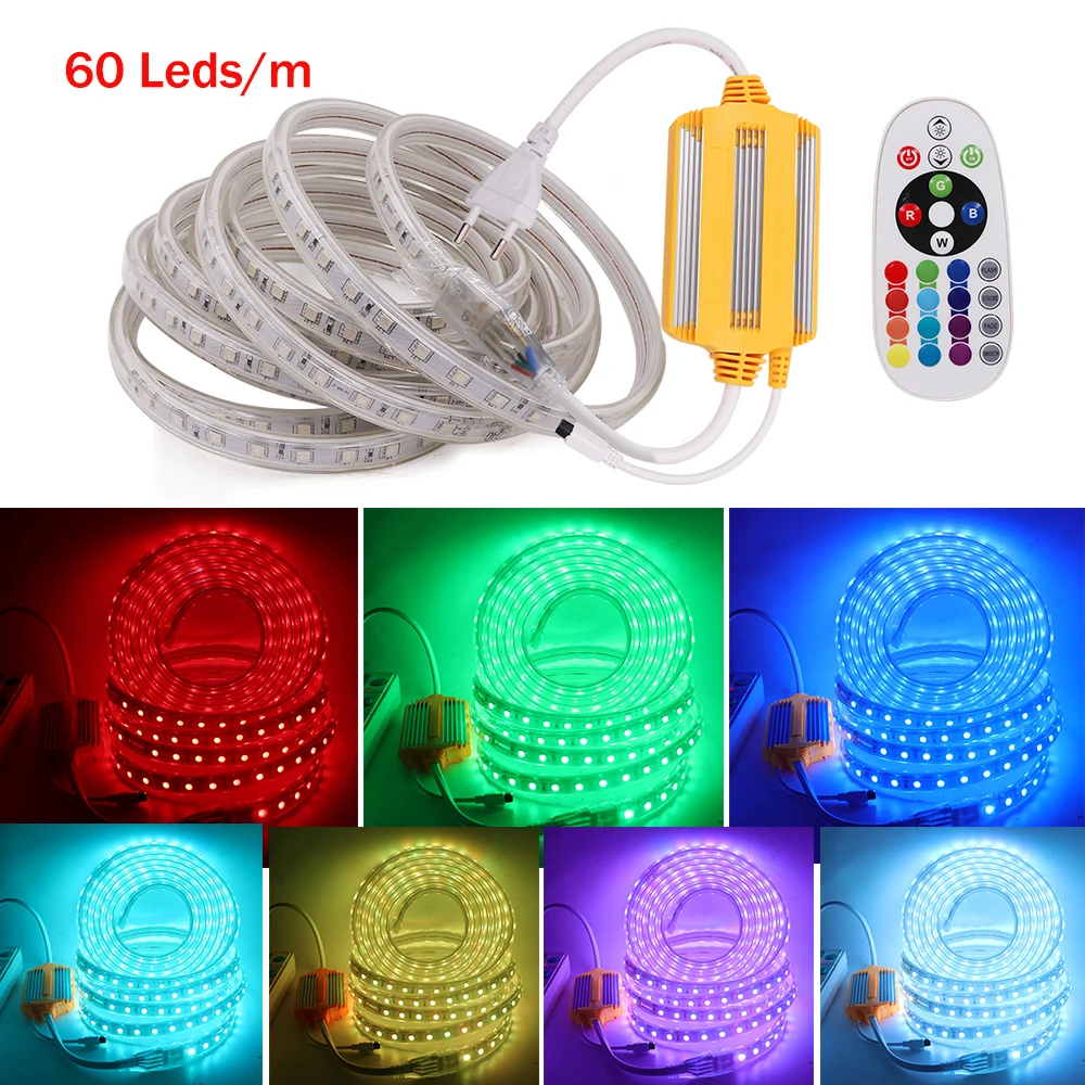 Rgb Lighting Appwaterproof Rgb Led Strip Light 1500w 24key