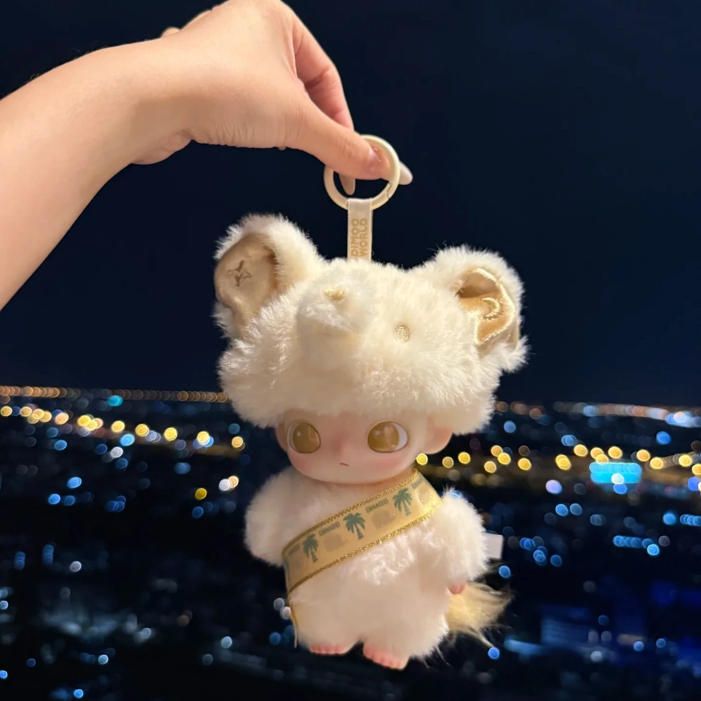 DIMOO ELEPHANT IN MOONLIGHTキーホルダー付きぬいぐるみ Pop Mart Dimoo Elephant in Moonlight Series (Thailand