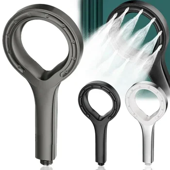 Soffione doccia a spruzzo per bagno Doccia portatile pressurizzata Miscelatore booster a pannello grande Accessori per rubinetti per doccia da bagno Strumento da bagno 1