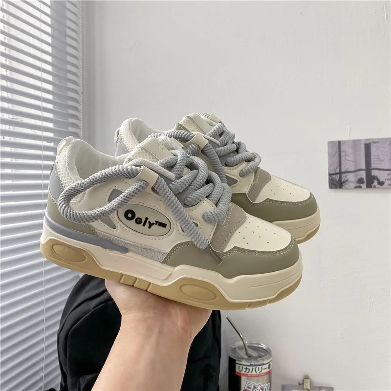 

Women Sneakers Designer Fashion Casual Shoes for Women Outdoors Walking Running Shoes Platform Lace Up Flats Zapatillas De Mujer
