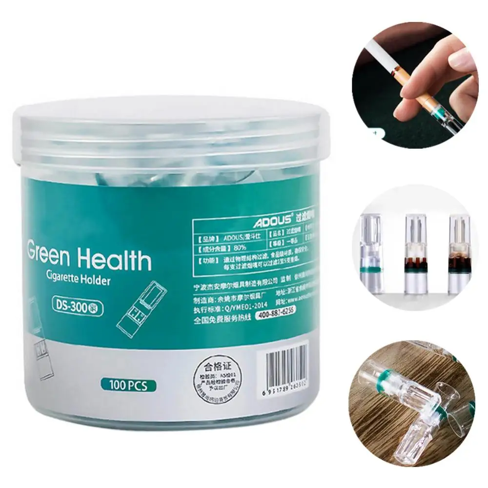 100Pcs-set-Tobacco-Cigarette-Filter-Smoking-Reduce-Cleaning-Disposable ...