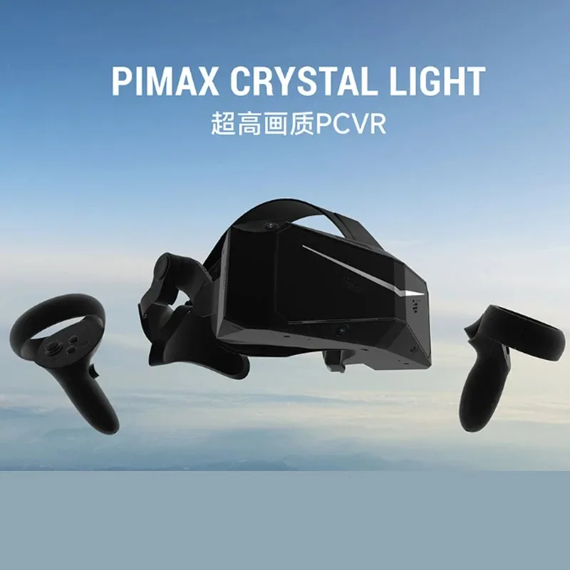 Pimax-ガラスライトヘッドセット,コントローラー付きヘッド