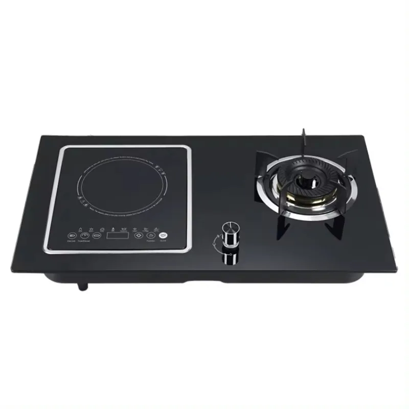 

Design Double Burner Dual Use cooktops built in Electric Induction Cooker And Gas Stove