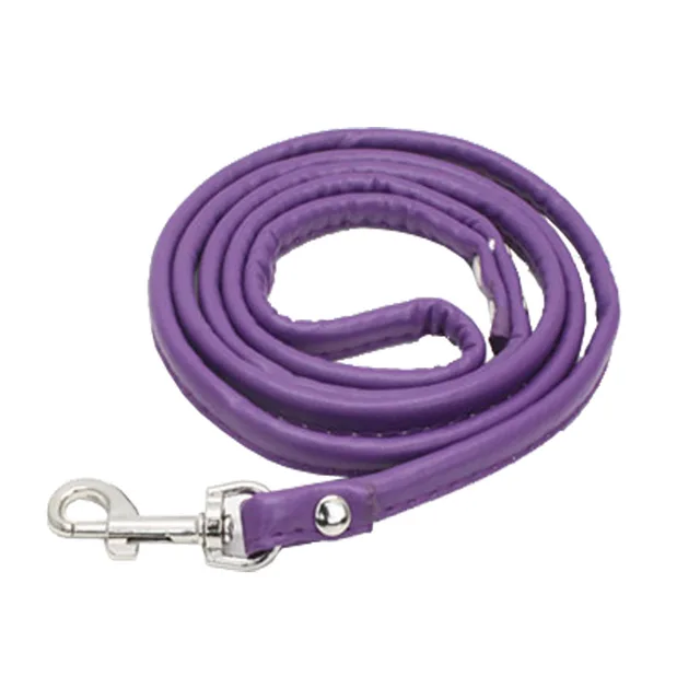 Dog leash leather multicolor pet leash small and medium-sized dog leash 5