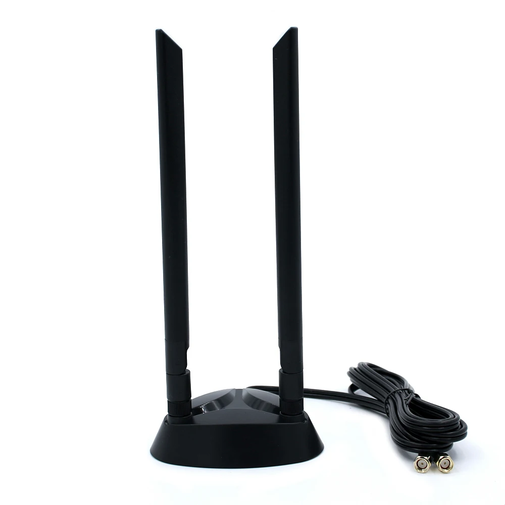High Gain 2.4G 5.8G 5G Dual Frequency Extension Cable External Antenna Magnetic